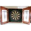 Image 1 : DART BOARD WITH SCORING CABINET