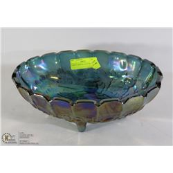 LARGE CARNIVAL GLASS BOWL