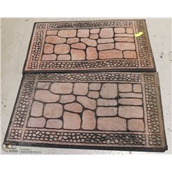 2 RUBBER ENTRY MATS