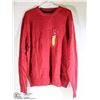 Image 1 : NEW TOMMY HILFIGER MENS RED SWEATER SIZE XL