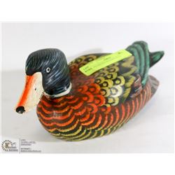 DECORATIVE WOODEN DUCK