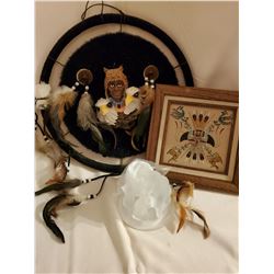 DREAMCATCHER, SAND ART PICTURE AND NEW