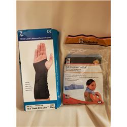 SUEDE WRIST LACER & HOT/COLD THERAPY PACK