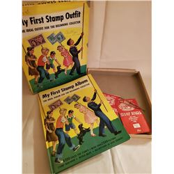 VINTAGE BEGINNERS STAMP COLLECTOR KIT