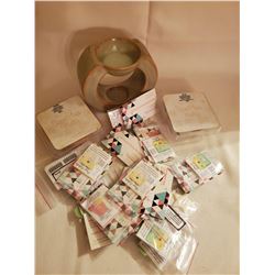 LOT OF PARTYLITE AND SCENTSY MELTS WITH