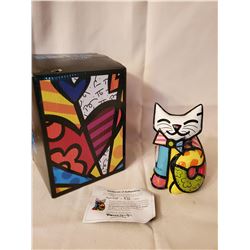 BRITTO "FUN CAT" COLLECTORS FIGURINE #572/4000