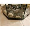 Image 2 : GLASS & MIRROR TERRARIUM WITH STONES