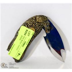 DECORATIVE WOLF / EAGLE FOLDING KNIFE