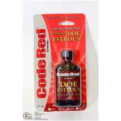 NEW CODE RED WHITETAIL DOE ESTROUS 2 FL. OZ.