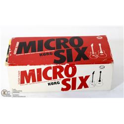KORG MICRO SIX GUITAR TUNER IN ORIGINAL BOX
