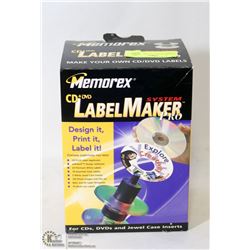 NEW MEMOREX CD LABEL MAKER SYSTEM