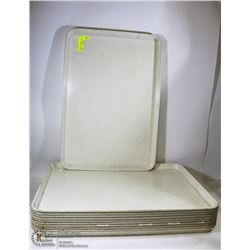 STACK OF XL RESTAURANT TRAYS