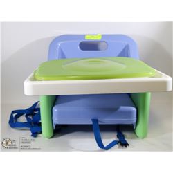FISHER PRICE BOOSTER CHAIR WITH CATCH TRAY