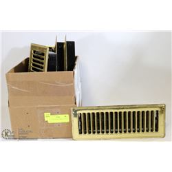 5 HEAT REGISTER COVERS (2 SIZES)