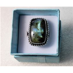 10)  RECTANGULAR CUT NATURAL BLUE FIRE