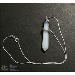OPALITE OPAL SNAKE WRAPPED CHAKRA PENDANT