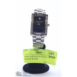 NEW LADIES QUALITY FASHION WATCH- BLACK