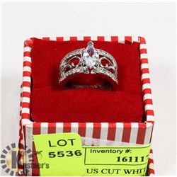 RHOMBUS CUT FASHION RING SIZE 7