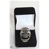 Image 1 : NEW MEN'S SKULL FACE RING - SIZE 11 -