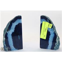 PRECIOUS STONE BOOK ENDS