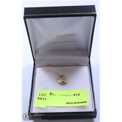 FIFTH AVENUE COLLECTION 10KT PLATED CAT PENDANT