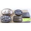 Image 1 : SET OF 5 COLLECTIBLE OILFIELD BELT BUCKLES