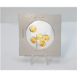 1)  LOT OF ST. GAUDIN 18K GOLD FILLED