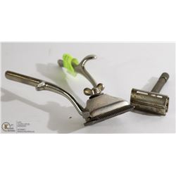 VINTAGE/ANTIQUE RAZOR AND HAIR CLIPPER