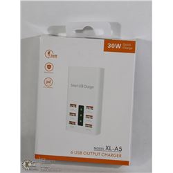 30W QUICK CHARGE 6 USB OUTPUT CHARGER