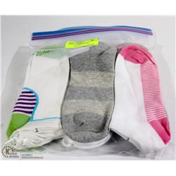 9PK LADIES ANKLE SOCKS