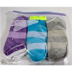 9PK LADIES ANKLE SOCKS