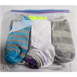 9PK LADIES ANKLE SOCKS