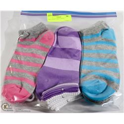 9PK LADIES ANKLE SOCKS