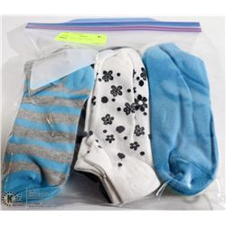 9PK LADIES ANKLE SOCKS