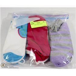 9PK LADIES ANKLE SOCKS