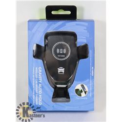 NEW GRAVITY AUTO HOLD WIRELESS CHARGER, AUTO
