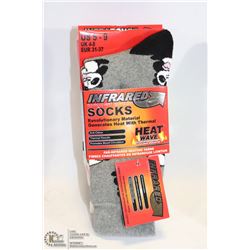 3PK WOMEN INFRARED SOCKS