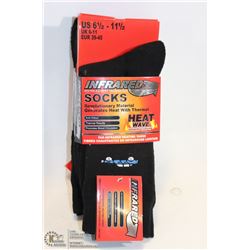 3PK MEN INFRARED SOCKS