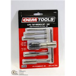 NEW OEMTOOLS 6 PC TAP WRENCH SET - SAE