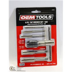 NEW OEMTOOLS 6 PC TAP WRENCH SET - SAE