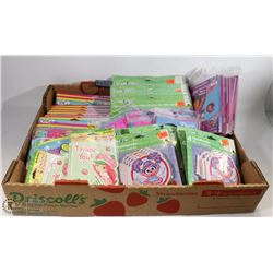 FLAT OF ASSORTED PARTY SUPPLIES & ACCESSORIES