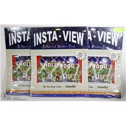 3PK OF INSTA VIEW HOLLYWOOD WINDOW PROPS