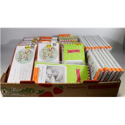 FLAT OF NEW STATIONARY CARDS; SAVE THE DATES &