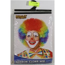 NEW SUPER SKINS ADULT HALLOWEEN WIG; RAINBOW