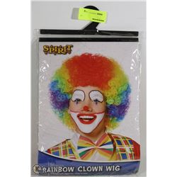 NEW SUPER SKINS ADULT HALLOWEEN WIG; RAINBOW