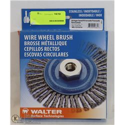 WALTER WIRE WHEEL BRUSH; MSRP $46