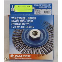 WALTER WIRE WHEEL BRUSH; MSRP $46