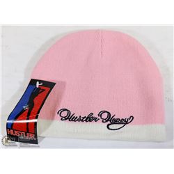 LADIES PINK "HUSTLER HONEY" WINTER TOQUE