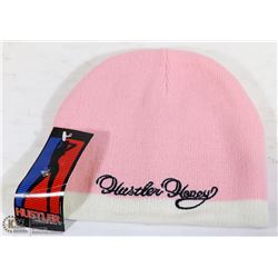 LADIES PINK "HUSTLER HONEY" WINTER TOQUE