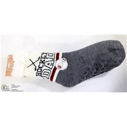 NORTHERN COMFORT HOCKEY DAD SLIPPER SOCKS